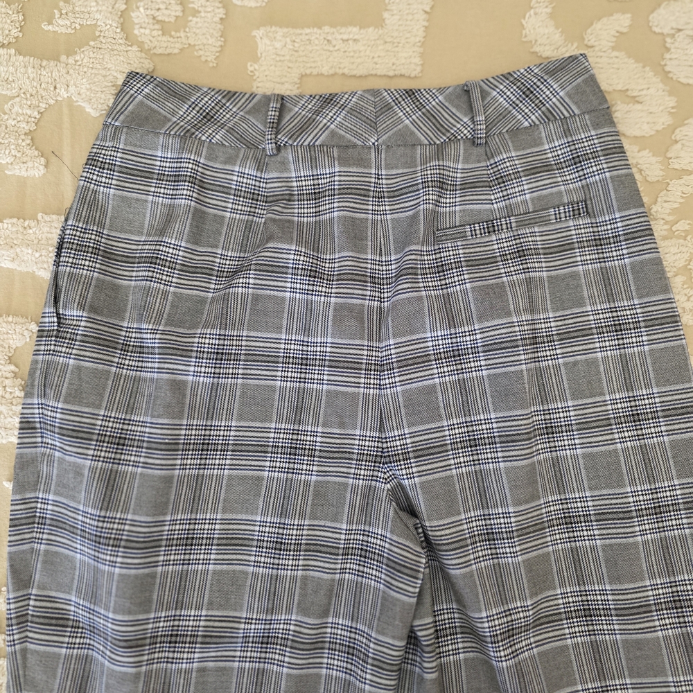 Nordstrom Black and White Plaid Pants
